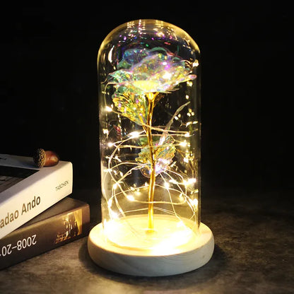 Galactic Enchanted Rose Lamp