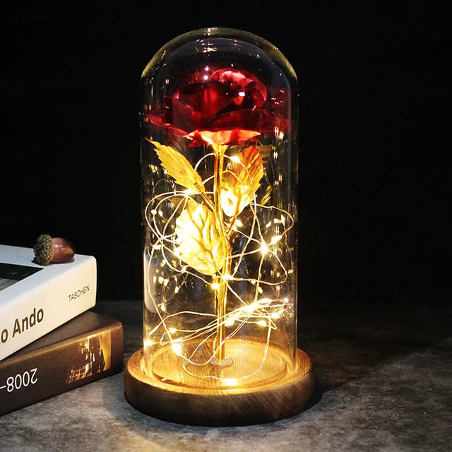 Galactic Enchanted Rose Lamp