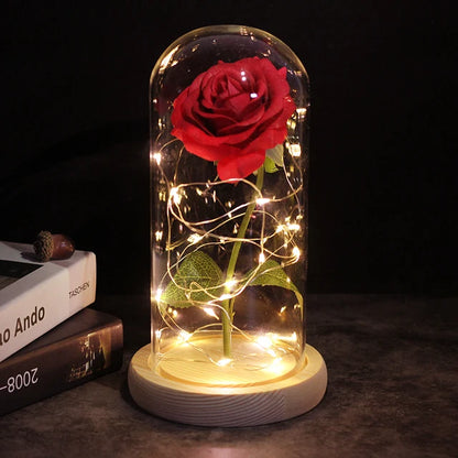 Galactic Enchanted Rose Lamp