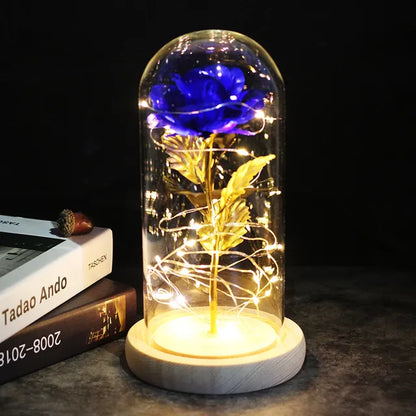 Galactic Enchanted Rose Lamp