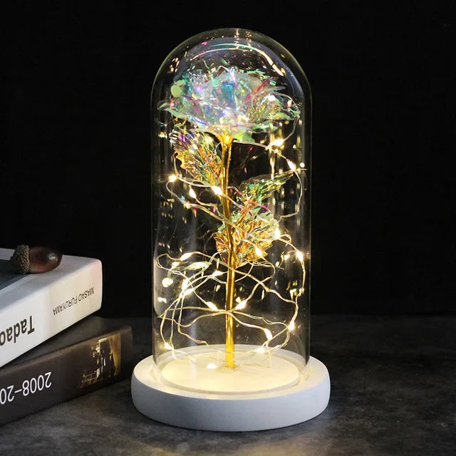 Galactic Enchanted Rose Lamp