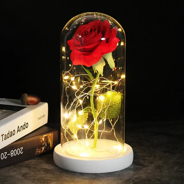 Galactic Enchanted Rose Lamp