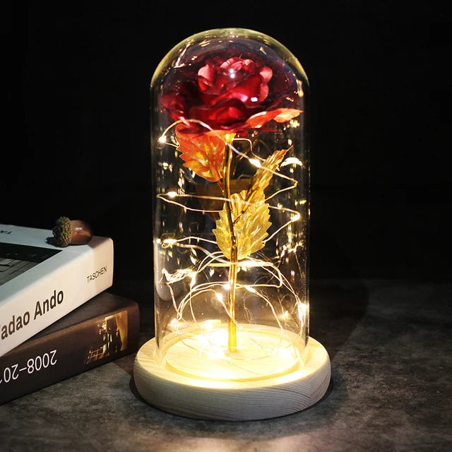 Galactic Enchanted Rose Lamp