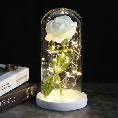 Galactic Enchanted Rose Lamp