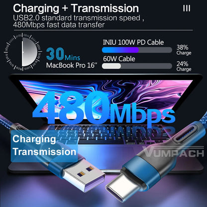 Rapid Charge USB to C Cable